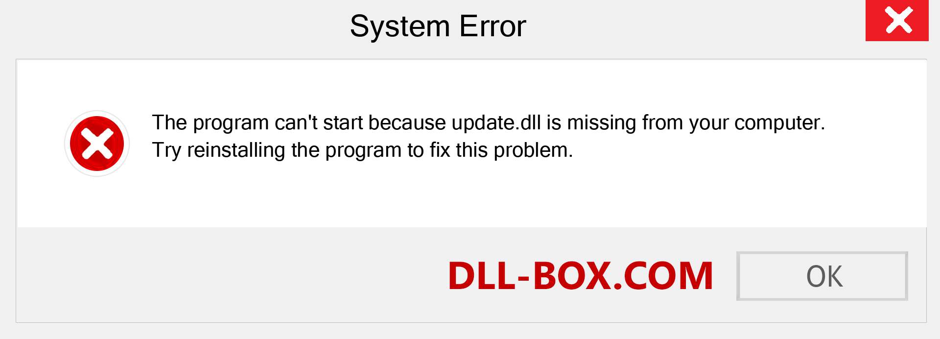  update.dll file is missing?. Download for Windows 7, 8, 10 - Fix  update dll Missing Error on Windows, photos, images